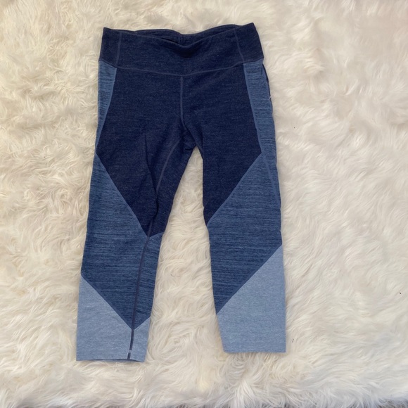 Color block cotton capris leggings - Picture 9 of 12